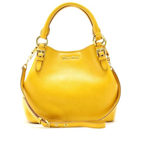 miu miu bag yellow|miu mini handbags.